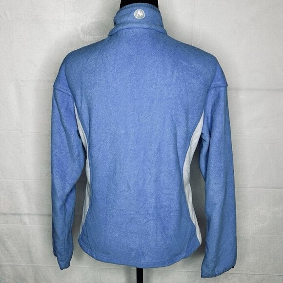 MARMOT Fleece Jacket Women's Size M Blue Full Zip Lightweight Top - Picture 9 of 12